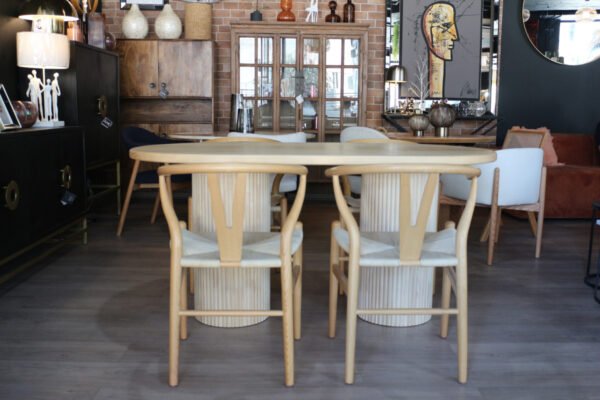 Juego de Comedor Alicia Wishbone